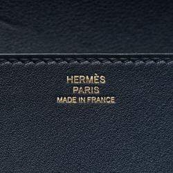 مملوكة مسبقًا حقيبة كلتش هيرمس ميدور تادلاكت زرقاء 23