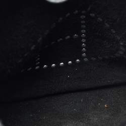 Pre Owned Hermes Evelyne TPM Noir Taurillon Clemence Leather Crossbody Bag