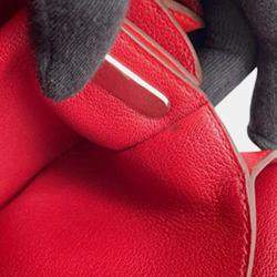 Pre Owned Hermes Red Taurillon Novillo Opli 24