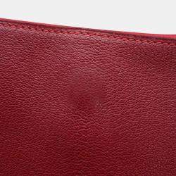 Pre Owned Hermes Red Taurillon Novillo Opli 24