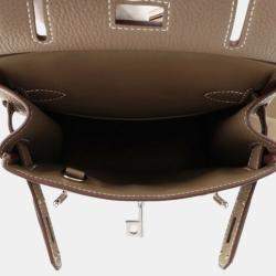 Pre Owned حقيبة كتف هيرمس كيلي أ دوس بي إم ترويج براون توجو