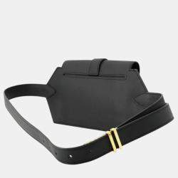 Pre Owned حقيبة هيرمس إيلان بوكت 24 حزام جلد أسود