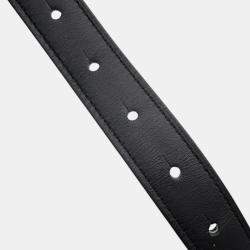 Pre Owned حقيبة هيرمس إيلان بوكت 24 حزام جلد أسود