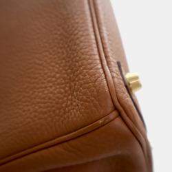 Pre Owned حقيبة هيرمس بيركن 25 جلد توغو ذهبي