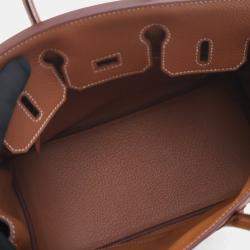 Pre Owned حقيبة هيرمس بيركن 25 جلد توغو ذهبي