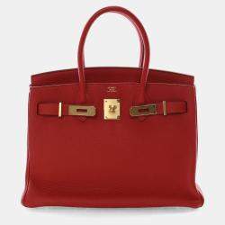 Pre Owned Hermes Vermillon Togo Birkin 30