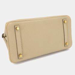 Pre Owned Hermes Birkin 30 Togo Trench Handbag