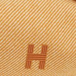 Pre Owned Hermès Bride-a-Brac Carre Small Fauve Merino Wool Pouch