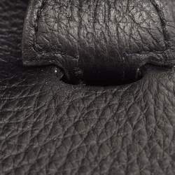 Pre Owned Hermes Evelyne III PM Noir Taurillon Clemence Leather Shoulder Bag