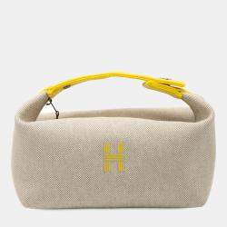 Pre Owned Hermes Yellow Small H Plume Bride A Brac Case
