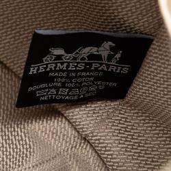 Pre Owned حقيبة هيرمس بلوم برايد أ براك بحرف H لون أصفر صغير