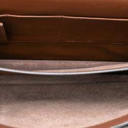 Pre Owned Hermes Brown Evercolor Sac A Depeches 38