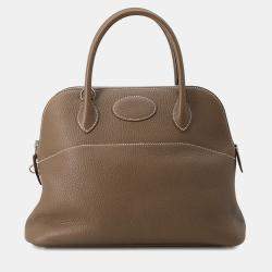 Pre Owned Hermes Bolide Etoupe Taurillon Clemence Size 31