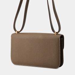 Pre Owned Hermes Constance Elan Miroir Etoupe Epsom
