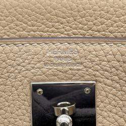 Pre Owned Hermes Kelly Retourne Trench Taurillon Clemence Size 28