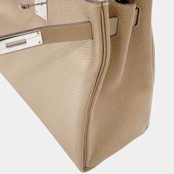 Pre Owned Hermes Kelly Retourne Trench Taurillon Clemence Size 28