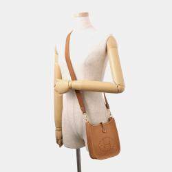 Pre Owned Hermes Evelyne Long Gold Taurillon Clemence Size Tpm