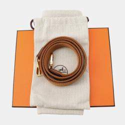 Pre Owned Hermes Evelyne Long Gold Taurillon Clemence Size Tpm