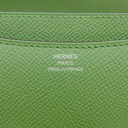 Pre Owned Hermes Constance3 Miroir Vert Yucca Epsom Size Mini