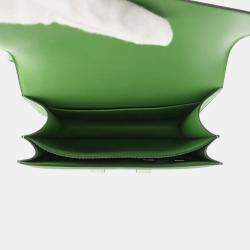 Pre Owned Hermes Constance3 Miroir Vert Yucca Epsom Size Mini