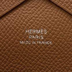 Pre Owned Hermes Calvi Duo Gold Epsom