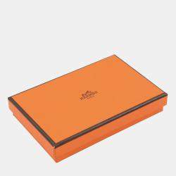 Pre Owned Hermes Calvi Duo Beton Chevre Myzore Goatskin