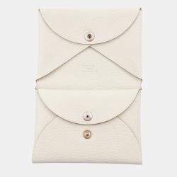 Pre Owned Hermes Calvi Duo Beton Chevre Myzore Goatskin