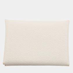 Pre Owned Hermes Calvi Duo Beton Chevre Myzore Goatskin