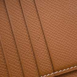 Pre Owned Hermes Bean Compact Gold Epsom