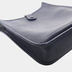 Pre Owned Hermes Blue Togo Evelyne TPM 16