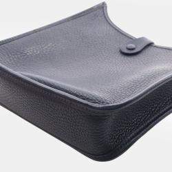 Pre Owned Hermes Blue Togo Evelyne TPM 16