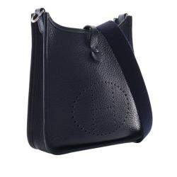 Pre Owned Hermes Blue Togo Evelyne TPM 16