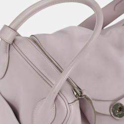 Pre Owned Hermes Rose Dragee Swift Lindy 34 Shoulder Bag