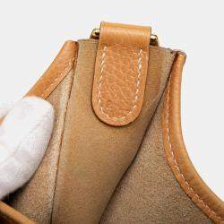 Pre Owned حقيبة هيرمس إيفلين جي إم أردينس بنية