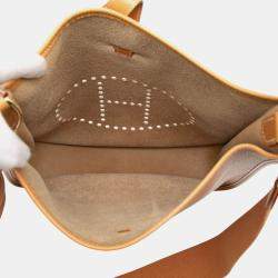 Pre Owned حقيبة هيرمس إيفلين جي إم أردينس بنية