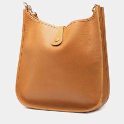 Pre Owned حقيبة هيرمس إيفلين جي إم أردينس بنية