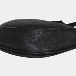 Pre Owned حقيبة هيرمس إيفلين III كلمنس سوداء إكسسوار ذهبي PM