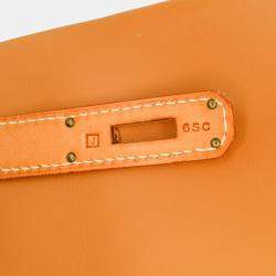 Pre Owned Hermes Brown Vache Natural Birkin Retourne 35