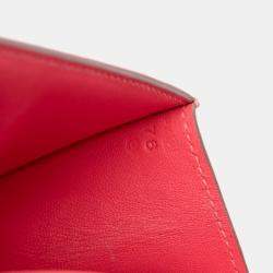 Pre Owned Hermes Pink Tadelakt Egee Clutch