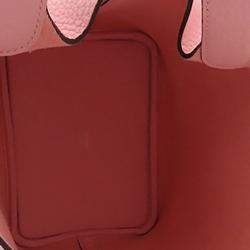 Pre Owned Hermes Pink Clemence Picotin Lock 18