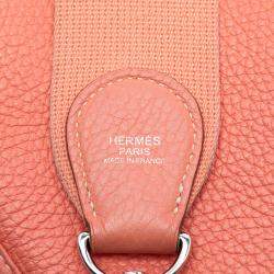 Pre Owned Hermes Pink Clemence Evelyne 29