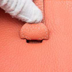 Pre Owned Hermes Pink Clemence Evelyne 29