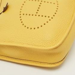 Pre Owned Hermes Evelyne TPM Sun Taurillon Clemence Leather Crossbody Bag