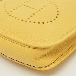 Pre Owned Hermes Evelyne TPM Sun Taurillon Clemence Leather Crossbody Bag