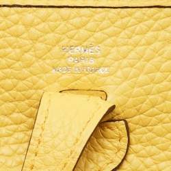 Pre Owned Hermes Evelyne TPM Sun Taurillon Clemence Leather Crossbody Bag
