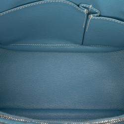 مملوكة مسبقًا حقيبة هيرمس جيبسيير 28 كليمنس أزرق
