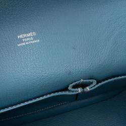 مملوكة مسبقًا حقيبة هيرمس جيبسيير 28 كليمنس أزرق