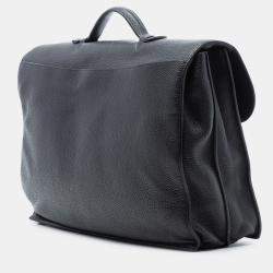 Pre Owned Hermes Black Togo Sac A Depeches 38