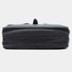 Pre Owned Hermes Black Togo Sac A Depeches 38