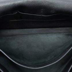 Pre Owned Hermes Black Togo Sac A Depeches 38